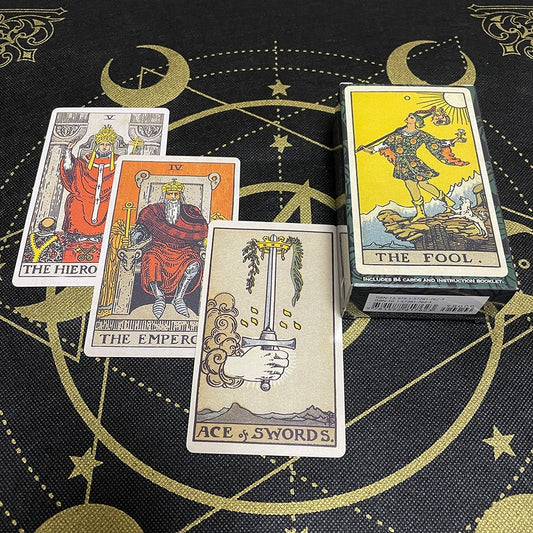 Unlock Profound Insights with our Big Size Waite Tarot Cards – Where Clarity Meets Grandeur! Experience the Mystical World of Tarot on a Larger Canvas.