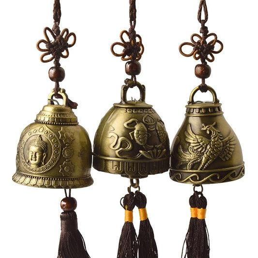 Harmonize Your Surroundings with Our Feng Shui Copper Bell for Luck! Invite positive energy and good fortune into your life with our exquisite Feng Shui Copper Bell.